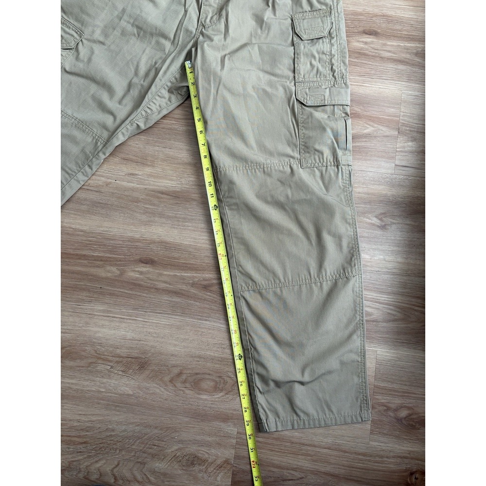5.11 Tactical Series Pants Mens 38x32 Tan Cargo Ripstop Workwear Utility 74273 - Picture 5 of 6